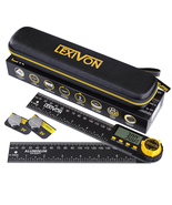 Aluminum Digital Angle Finder, 7-Inch Protractor with XL Display &amp; Pouch - €41,28 EUR