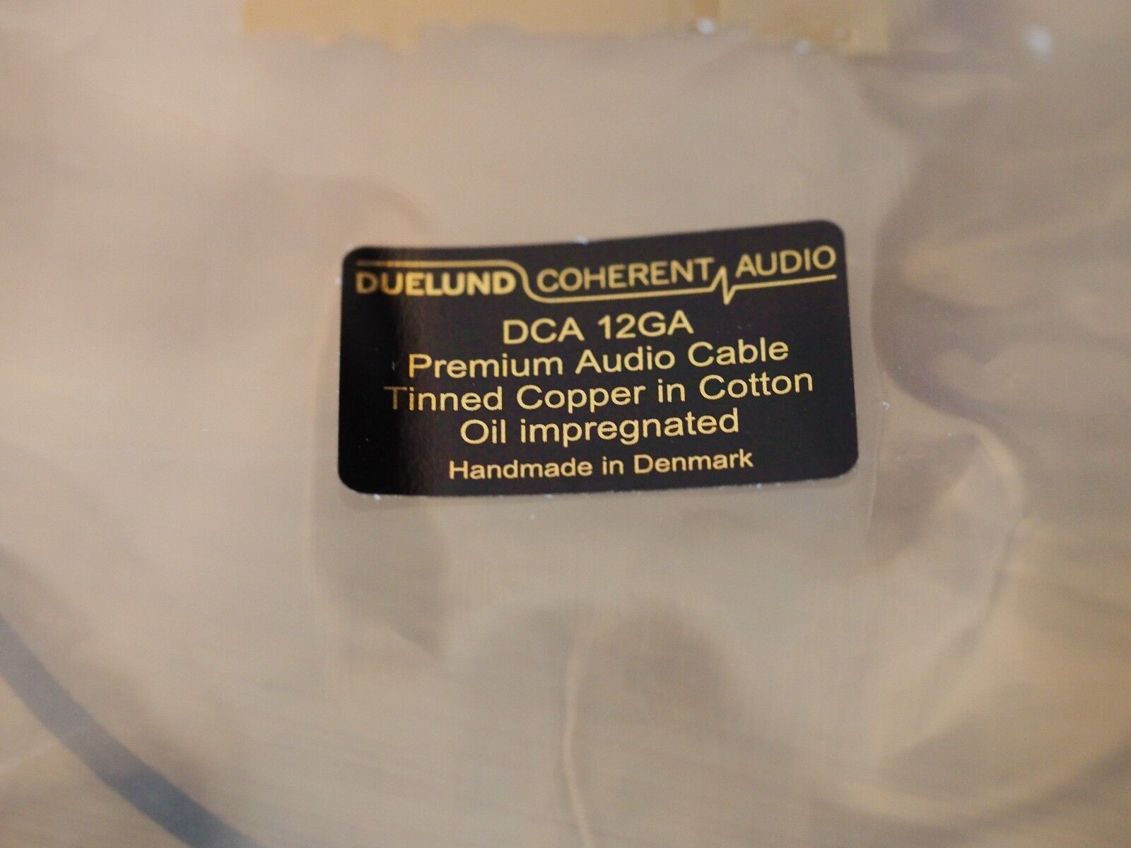 Duelund DCA12GA oiled multi-strand western electric sound sell at per me... - $17.86