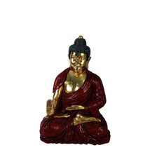 Sitting Gold and Red Buddha Statue - £1,214.88 GBP