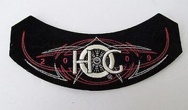 HARLEY-DAVIDSON OWNERS GROUP 2009 HOG H.O.G. rocker emblem jacket patch  - $20.56