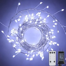 Fairy Lights Plug In, 10Feet 200 Leds Firecracker String Lights With Remote, Chr - £30.46 GBP