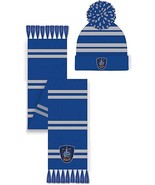 Harry Potter Ravenclaw House Knitted Scarf  and hat Blue and Grey - $36.08