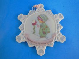 Precious Moments Snowflake Christmas Ornaments My House to Yours - $5.53