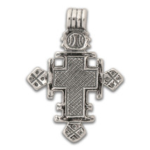 Orthodox Coptic - Sterling Silver Cross Pendant - A - £39.31 GBP