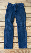 madewell women’s high rise skinny skinny jeans size 27 black i12 - £11.50 GBP