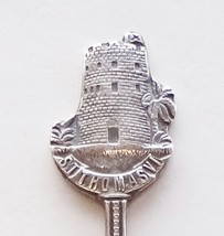 Collector Souvenir Spoon Virgin Islands USA Saint Thomas Blackbeard&#39;s Castle - £11.79 GBP