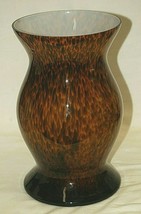 Momo Panache Art Glass Footed Flower Vase Mottled Handcrafted In Poland - £70.99 GBP
