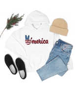 4th Of July Peace America Custom Pullover Hoodie - £24.38 GBP+