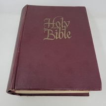 1959 Vintage Holy Bible King James Authorized Version J.J. Little &amp; Ives... - £14.64 GBP