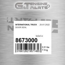 8673000 Door Seal Fits International Truck (New Oem) - £57.14 GBP