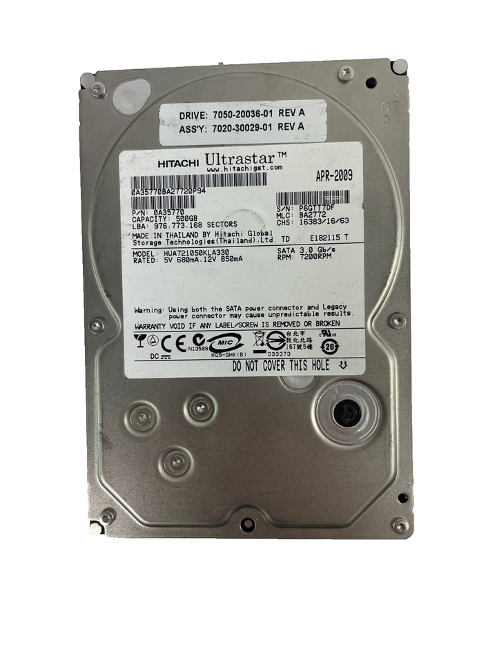Hitachi Ultrastar Model HUA721050KLA330 Internal Hard Drive 7200RPM Cach... - $24.74