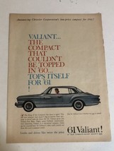 1960 Chrysler Valiant 1961  Vintage Print Ad Advertisement pa14 - £10.07 GBP