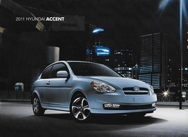 2011 Hyundai ACCENT sales brochure catalog 11 US GLS GS SE - £4.71 GBP