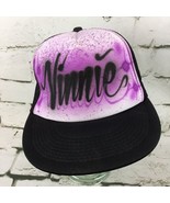 Vinnie Purple Graffiti OSFA Trucker Hat Meshback Spring Break Snapback B... - £11.64 GBP