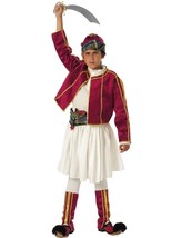 Greek traditional costume boy ATHANASIOS DIAKOS handmade - £69.98 GBP