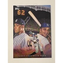 2022 Topps NOW Game Within Game #15 Aaron Judge/Roger Maris NY Yankees A... - $16.56
