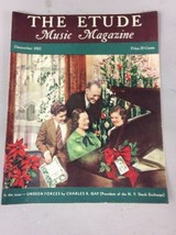 Vintage The Etude Music Magazine December 1937 Unseen Forces By Charles R Gay - $19.99