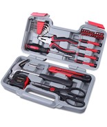 CARTMAN 39piece Tool Set General Household Kit with Plastic Toolbox Stor... - $775.69 MXN