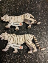 2 Schleich White Siberian Tiger w tags  - £13.36 GBP