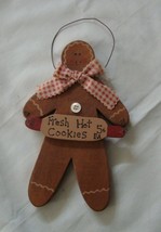 Hand Painted Hanging GINGERBREAD MAN  - $4.00