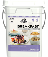 Emergency Survival Food Supply Kit Breakfast 4 Gallon Storage Pail 30 Year - $116.77 CAD