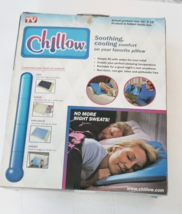 Chillow Pillow Cooling Pad Brand New -As Seen on TV -Cool Water -Sleep b... - £9.98 GBP