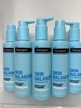 (5) NEUTROGENA Balancing Face Cleanser Gel Purifying Soften Normal - Combo 6.3oz - £23.32 GBP