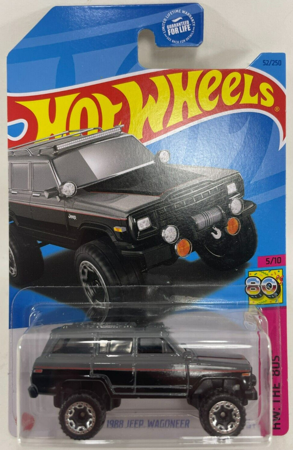Hot Wheels - 1988 Jeep Wagoneer - Scale 1:64 - Black - $9.95