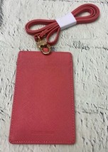 Slim Minimalist Zipper Credit Card Holder Leather Front Pocket Wallet Pink - £18.67 GBP