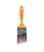 2-1/2&quot; Angle Sash Paint Brush, Nylon/Polyester Bristle, Wood - £30.27 GBP