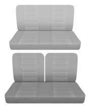 Fits 1968 Chevy Impala convertible front 50-50 top and solid Rear seat covers - $130.54