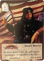 Spellfire Master the Magic 2nd edition 325/400 Desert Warrior, Dark Sun - $2.59