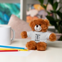 Adorable Stuffed Animals with Customizable Tees | Ages 3+ | Panda, Lion, Bear, B - £22.68 GBP