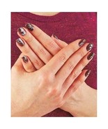 Nail Art Stencil System Easy 7 Stamp Plates &amp; Stamper Rhinestones Brush ... - $16.88