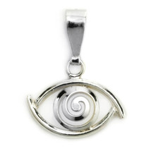  Evil Eye Amulet-Charm - Sterling Silver Pendant - £17.26 GBP