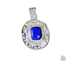 bonnie Lapis Lazuli 925 Sterling Silver Blue Pendant véritable fournitures... - £31.99 GBP