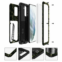 For Samsung S21+ Ultra FE  Shockproof MetalHARD Hard back hard silicon case - £77.22 GBP