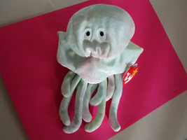 TY Beanie Babies GOOCHY Jellyfish PLUSH TOY Stuffed Animal 1998 New w/ tag - £3.59 GBP