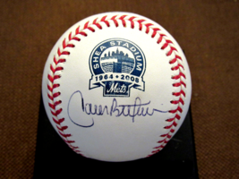 Carlos Beltran New York Mets Signed Auto Shea Stadium Logo Oml Baseball Beckett - £156.57 GBP