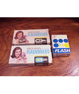 Lot of 3 Boxes of Flash Bulbs, M3B, M3 and M2B, Sylvania, Rexall - £7.82 GBP
