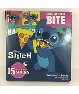Disney Lilo &amp; Stitch Love At First Bite 15 Days Of Socks Women Shoe Size... - $43.25 CAD