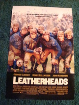 LEATHERHEADS - MOVIE POSTER WITH GEORGE CLOONEY - $21.00