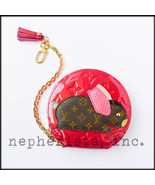 AUTH NIB Louis Vuitton ANIMANIA RABBIT Monogram Vernis Coin Purse or Bag... - £796.47 GBP