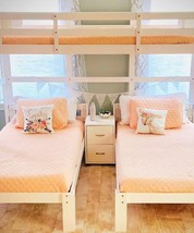 Audrey Triple Bunk Bed in White - $1,195.00