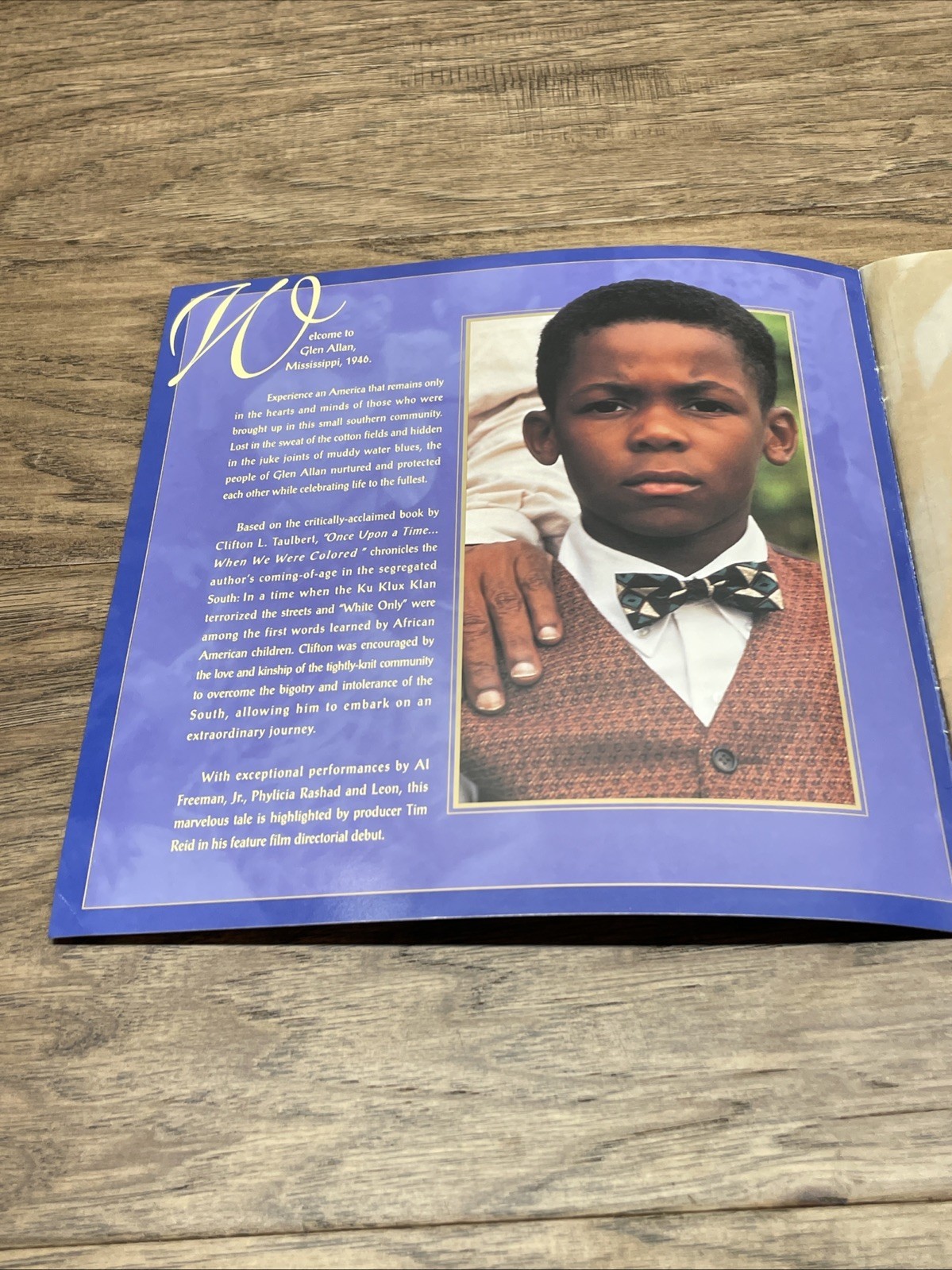 Once Upon a Time When We Were Colored Press Kit Sheet Video Store Promo KG JD Item image 4
