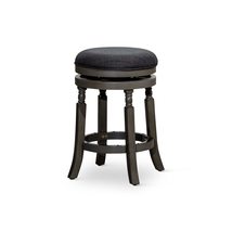 DTY Indoor Living Palmer Lake Swivel Stool, 30 Bar Height, Weathered Gray, Beig - £83.16 GBP+