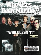  Tim McGraw &amp; The Dancehall Doctors 2001 Dean Markley Guitar Strings ad print - £3.38 GBP