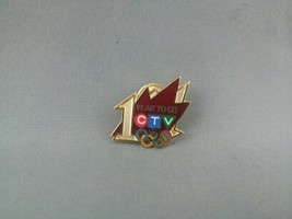 Vancouver 2010 Pin - 1 Year Countdown -CTV (Canadian Television) Broadcaster Pin - $19.00