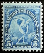 1932 5c Summer Olympics, Myron&#39;s Discobolus Scott 719 Mint F/VF NH - $3.80 CAD