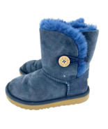 Ugg Bailey Blue Genuine Sheepskin Short Boot Kids SZ 11 SH10 - $39.00